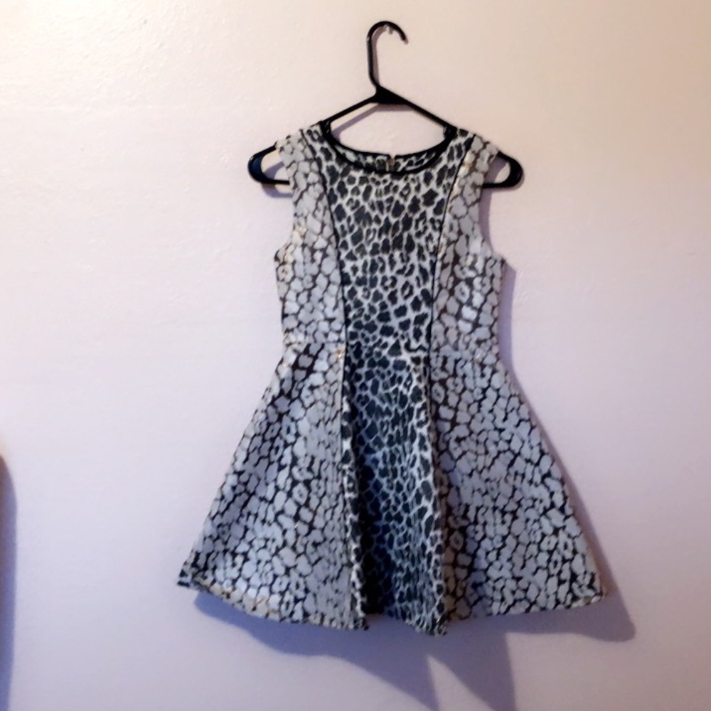 Cheetah print dress